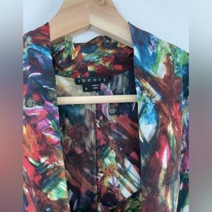 Theory 100% Silk Corey Cowl Neck Sleeveless Blouse Workwear Top